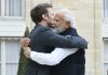Prime Minister Narendra Modi meeting French President Emmanuel Macron in Paris on Wednesday.