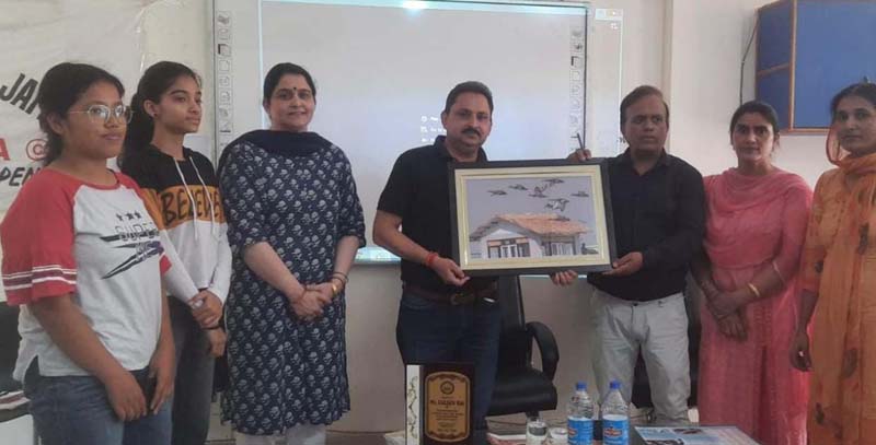 GDC RS Pura faculty and students getting briefing on Gharana wetland. GDC RS Pura faculty and students getting briefing on Gharana wetland.