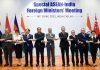 External Affairs Minister S Jaishankar with Foreign Ministers of ASEAN nations at the Special ASEAN-India Foreign Ministers meeting, in New Delhi on Thursday, (UNI)
