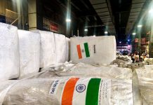Second consignment of India's earthquake relief assistance for Afghanistan, reaches Kabul on Friday. (UNI)