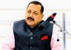 Union Minister Dr Jitendra Singh interacting with media at New Delhi.