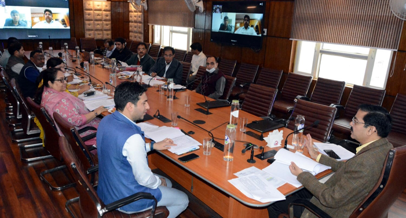 Addl Chief Secretary FD Vivek Bhardwaj chairing a meeting. Addl Chief Secretary FD Vivek Bhardwaj chairing a meeting.