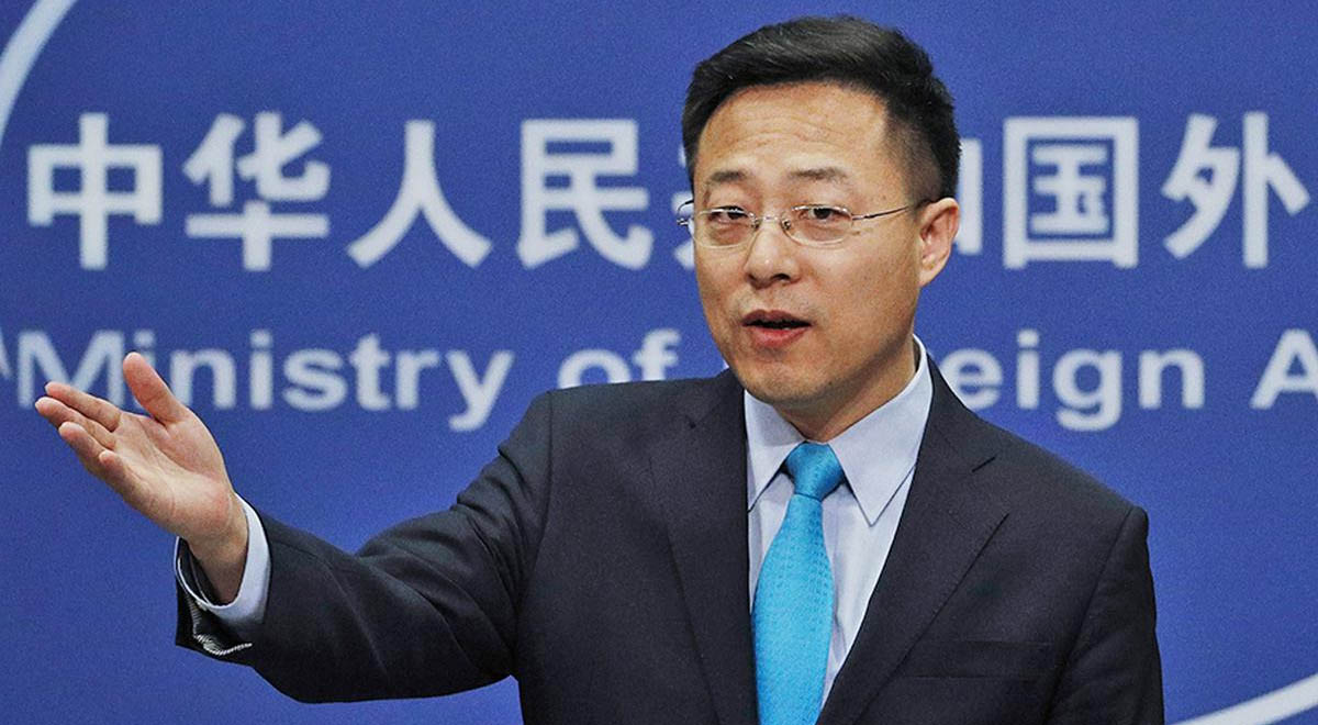 Chinese Foreign Ministry spokesman Zhao Lijian. File Pic