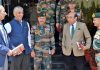 Serving and retired Army officers at the conclave in Udhampur on Friday.