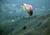 Tourists enjoying paragliding in Srinagar. -Excelsior/Shakeel