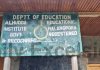 Alhudda-Educational Institute Malangpora Pulwama that was also asked by the JKBOSE to shutdown. -Excelsior Picture