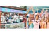 Shri Amarnathji yatris displaying their registration slips at Bhagwati Nagar Yatri Niwas Jammu (left) and pilgrims chanting "Bum Bum Bhole'' after their arrival at Yatri Niwas Pantha Chowk, Srinagar on Tuesday (Right). -Excelsior pics by Rakesh & Shakeel