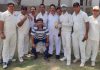 Winners posing for a group photograph at KC Sports Club Ground on Sunday.