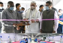 Lt Governor inaugurating DRDO hospital at Baltal.