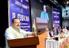Union Minister Dr Jitendra Singh addressing the National Workshop on e-Office and launch of National e-Governance Service Delivery Assessment (NeSDA 2022), at New Delhi on Monday.