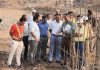 Div Com Jammu inspecting ongoing works of Tawi River Front project.