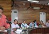 DDC Doda Vikas Sharma chairing a meeting on Tuesday.