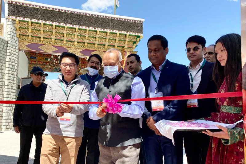 LG Ladakh R K Mathur inaugurating Intl Buyer Seller Meet in Leh on Tuesday. LG Ladakh R K Mathur inaugurating Intl Buyer Seller Meet in Leh on Tuesday.