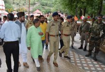 ADGP & Div Com take stock of Budha Amar nath Yatra arrangements & security situation of distict Poonch.