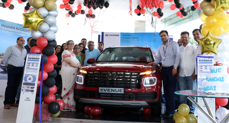 Dignitaries launching New Hyundai Venue at AM Hyundai. Dignitaries launching New Hyundai Venue at AM Hyundai.