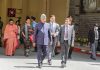 President Ram Nath Kovind and First Lady Savita Kovind with their daughter Swati Kovind visiting the Atal Tunnel Rohtang, in Kullu district on Saturday.
