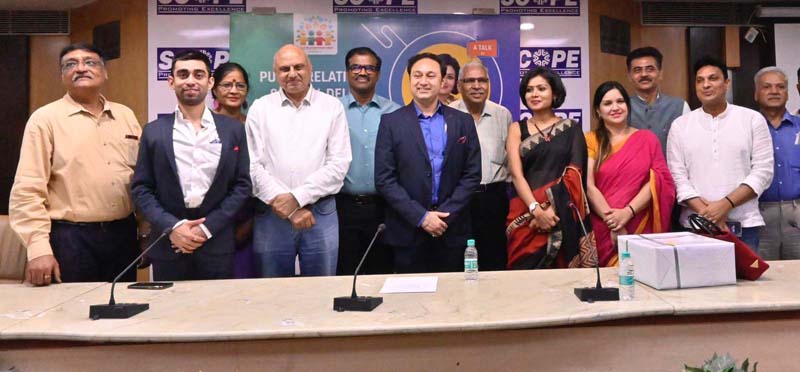 Richa Jain and other dignitaries during an event at New Delhi. Richa Jain and other dignitaries during an event at New Delhi.