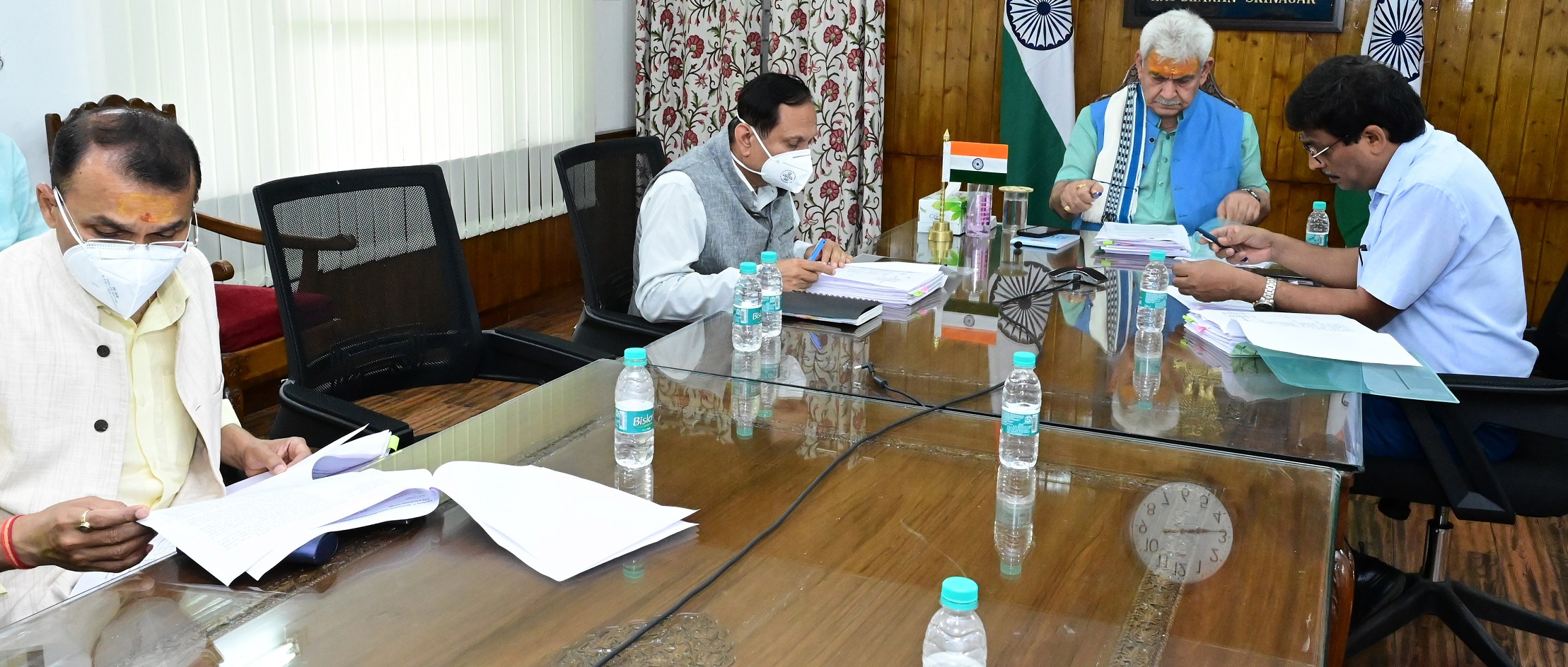 Lieutenant Governor Manoj Sinha chairs Administrative Council meeting at Srinagar-6