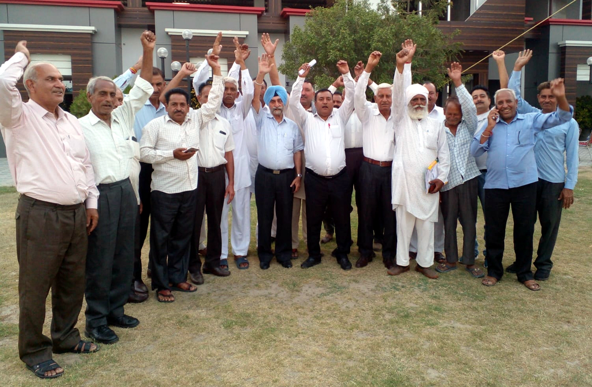 JKSAC members at a meeting in R S Pura. JKSAC members at a meeting in R S Pura.