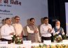 Union Minister for Education, Skill Development and Entrepreneurship, Dharmendra Pradhan inaugurating 'India Rankings 2022' of the higher educational institutes, in New Delhi on Friday. (UNI)