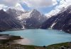 A view of Sheshnag lake on Pahalgam track. —Excelsior/Sajad Dar