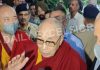 Tibetan spiritual leader The Dalai Lama in Jammu on Thursday. - Excelsior/Rakesh