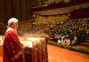 LG Manoj Sinha addressing 8th convocation of SMVDU in Katra on Friday.
