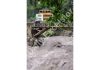 Flash flood in Kibber Nallah after cloudburst in Dachhan area of Kishtwar on Wednesday. —Excelsior/Ajay Shan