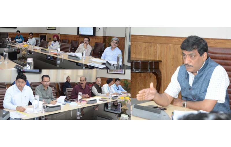 Chief Secretary chairing a meeting. Chief Secretary chairing a meeting.