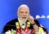 Prime Minister Narendra Modi addressing at the 42nd Convocation of Anna University in Chennai on Friday. (UNI)