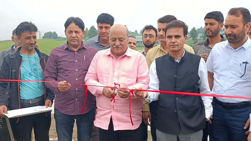 Comm Secy Floriculture inaugurating Club Park at Gulmarg. Comm Secy Floriculture inaugurating Club Park at Gulmarg.