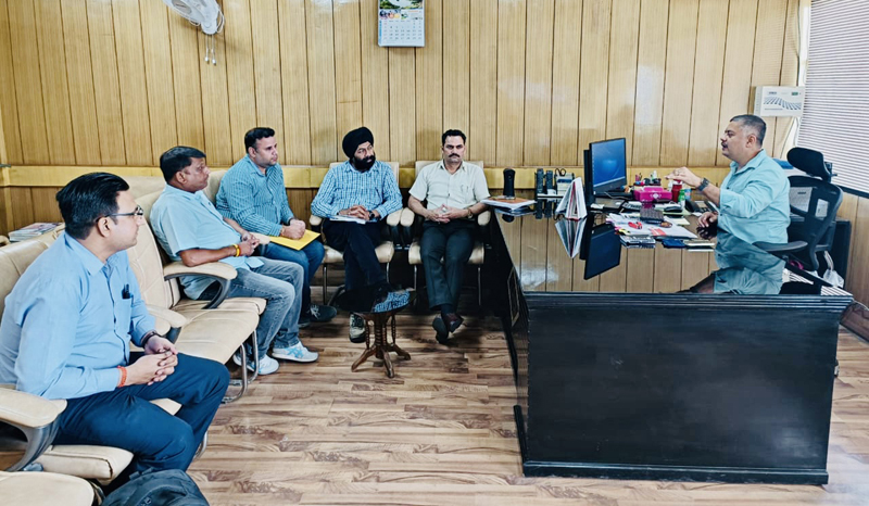 Secretary Mining Department, Amit Sharma chairing a meeting. Secretary Mining Department, Amit Sharma chairing a meeting.