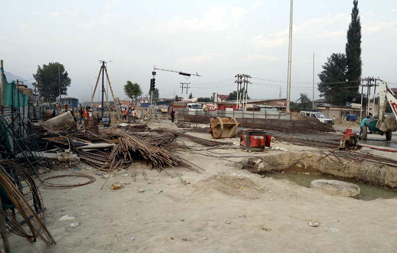 Work being started. -Excelsior/Shakeel Work being started. -Excelsior/Shakeel