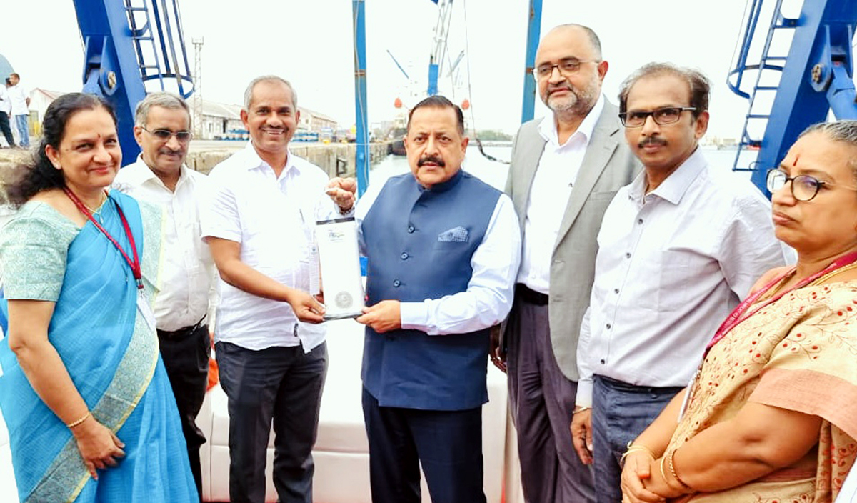Union Minister Dr Jitendra Singh launching the first-of-its kind 