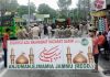 Members of Shia community taking out a Moharram procession in Jammu on Friday.