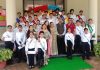 Students and dignitaries during the function at KC International School Jammu.