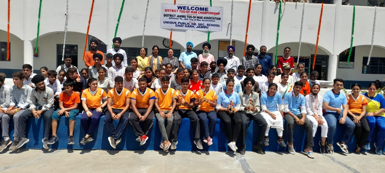 Participants posing for a group photograph at Jammu.