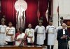 President Droupadi Murmu administering the oath of office to Justice Uday Umesh Lalit as the Chief Justice of India at the swearing in ceremony at Rashtrapati Bhavan, in New Delhi on Saturday. (UNI)