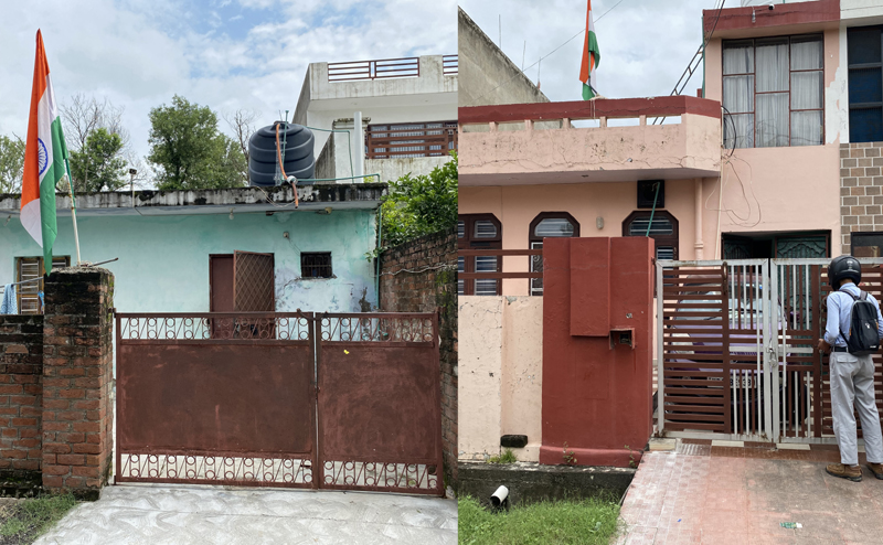 A house where bodies were recovered at Tawi Vihar in Sidhra. — Excelsior/Rakesh A house where bodies were recovered at Tawi Vihar in Sidhra. — Excelsior/Rakesh