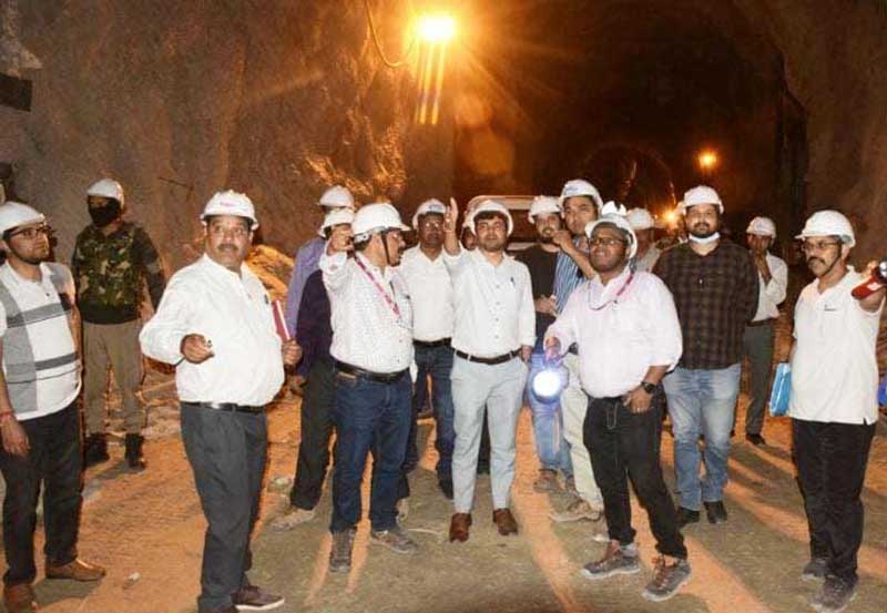 DC Kishtwar inspecting work on Keru HEP. DC Kishtwar inspecting work on Keru HEP.