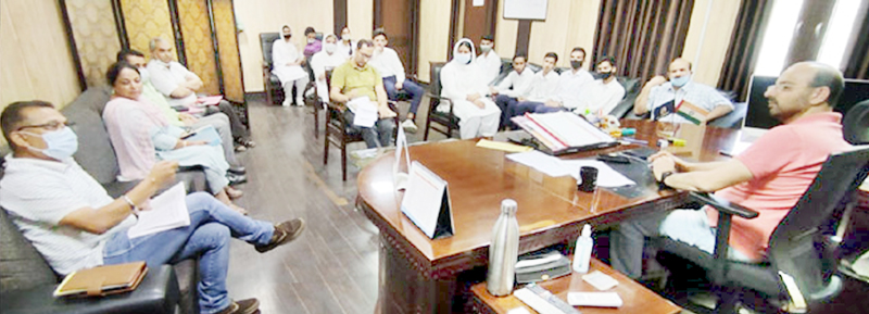 Ramban Admn during interaction with students. Ramban Admn during interaction with students.