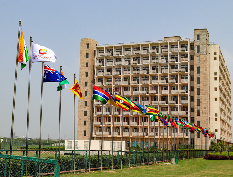 A view of Galgotias University. A view of Galgotias University.