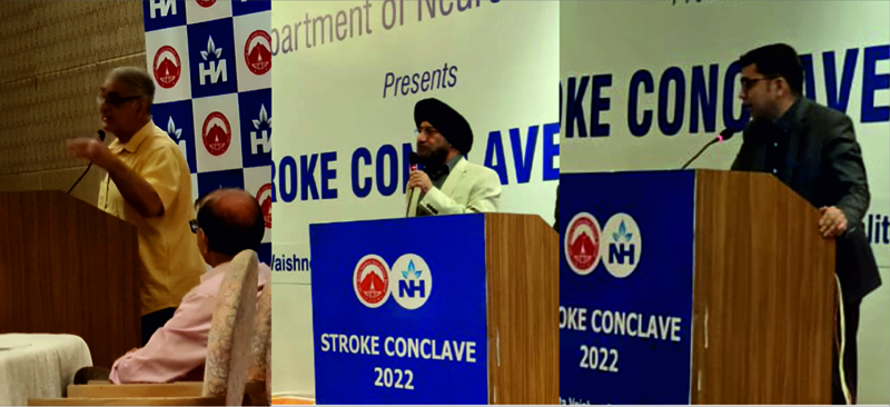 A guest speaker at a CME on stroke management in Jammu. A guest speaker at a CME on stroke management in Jammu.