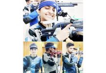 Participants of Shooting event at Asanol in West Bengal.