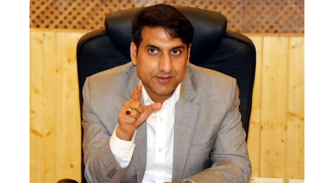 DC Mohd Aijaz Asad chairing a meeting at Srinagar. DC Mohd Aijaz Asad chairing a meeting at Srinagar.