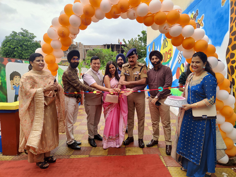 Kulbir Handa, SP City North Jammu and others inaugurating DRS Kids at Bantalab. Kulbir Handa, SP City North Jammu and others inaugurating DRS Kids at Bantalab.