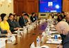 Union Minister Dr Jitendra Singh interacting with CEOs and representatives of more than 30 prominent American companies at the US Chamber of Commerce headquarters, Washington DC.