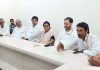 AICC leader Rajni Patil chairing a meeting of JKPCC leaders in Delhi on Monday.