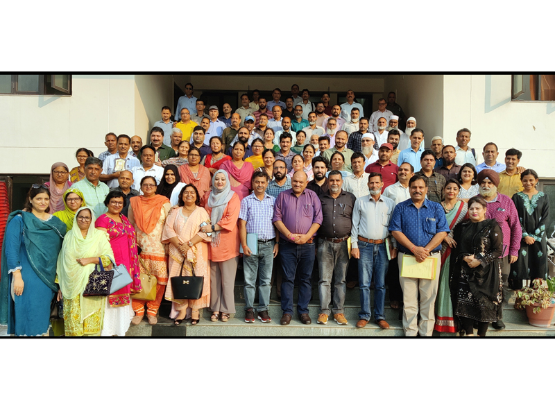 Jt Director SCERT and others during valedictory function of workshop on capacity building.