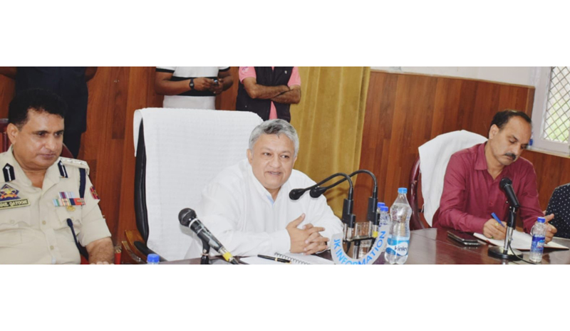 DC Doda interacting with delegations at Bhaderwah on Sunday. DC Doda interacting with delegations at Bhaderwah on Sunday.